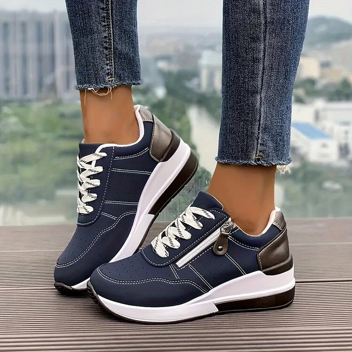 Matylda | Sneakersy Damskie Z Profilowaną Podeszwą