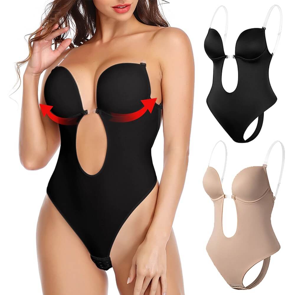 Alicja | Body Damskie Modelujące Bez Pleców