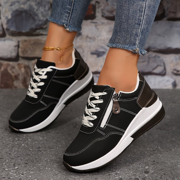 Matylda | Sneakersy Damskie Z Profilowaną Podeszwą