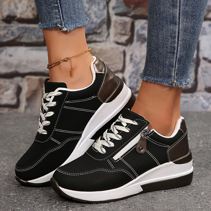 Matylda | Sneakersy Damskie Z Profilowaną Podeszwą