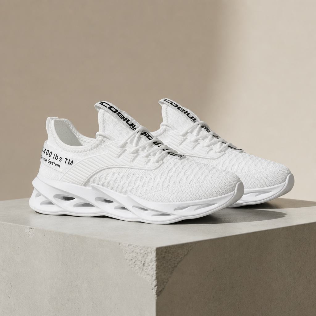 Katarzyna | Sneakersy Damskie Dzianinowe Z Gradientem