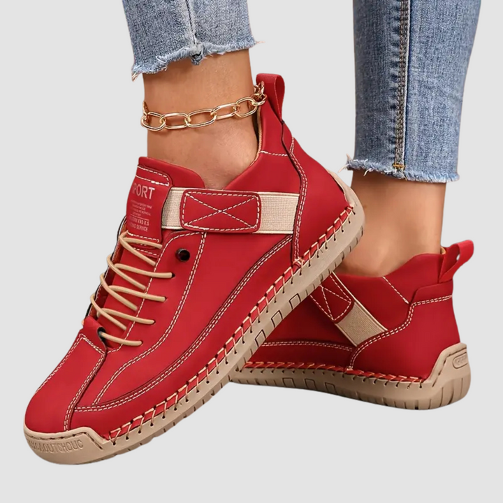 Monika | Sneakersy Damskie Ortopedyczne Na Sznurówki Codzienne