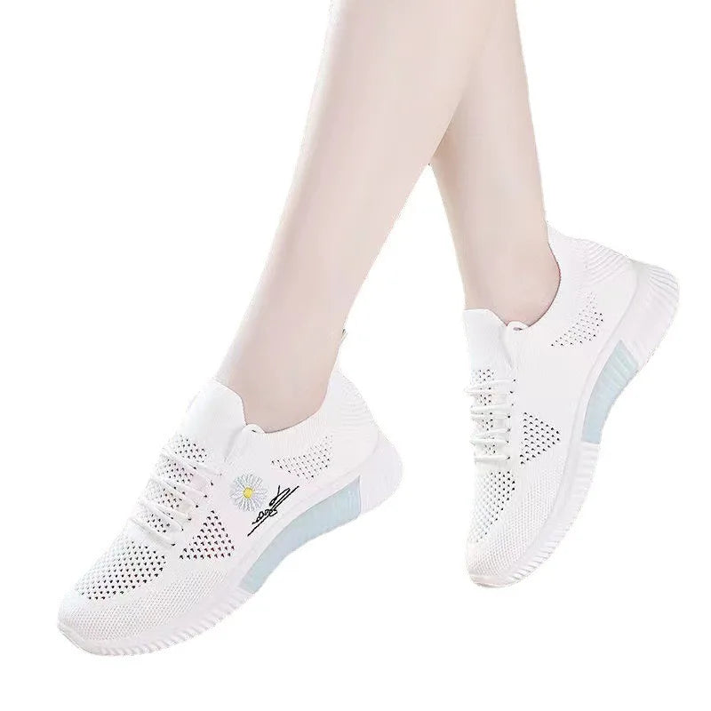 Monika | Sneakersy Damskie Ortopedyczne Z Siateczki Mesh Amortyzowane