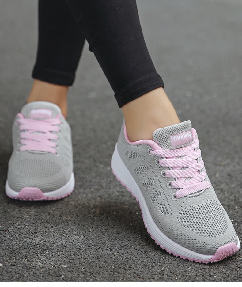 Monika | Sneakersy Damskie Ergonomiczne Oddychające Z Amortyzacją