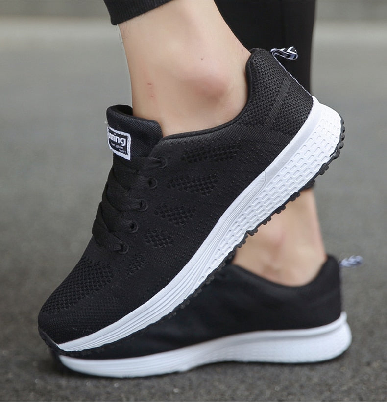 Monika | Sneakersy Damskie Ergonomiczne Oddychające Z Amortyzacją