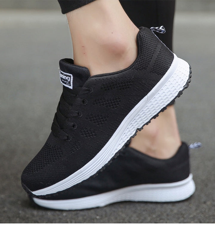 Monika | Sneakersy Damskie Ergonomiczne Oddychające Z Amortyzacją