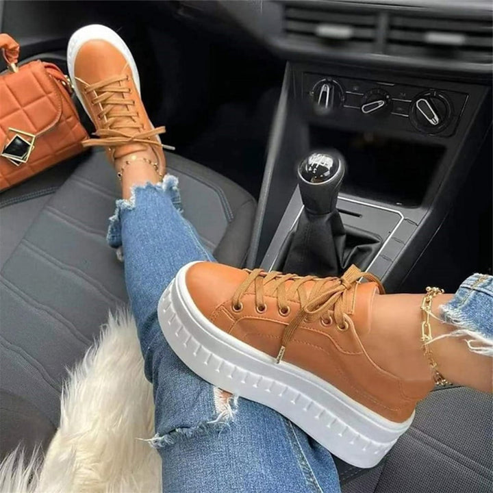 Karolina | Sneakersy Damskie na Grubej Podeszwie