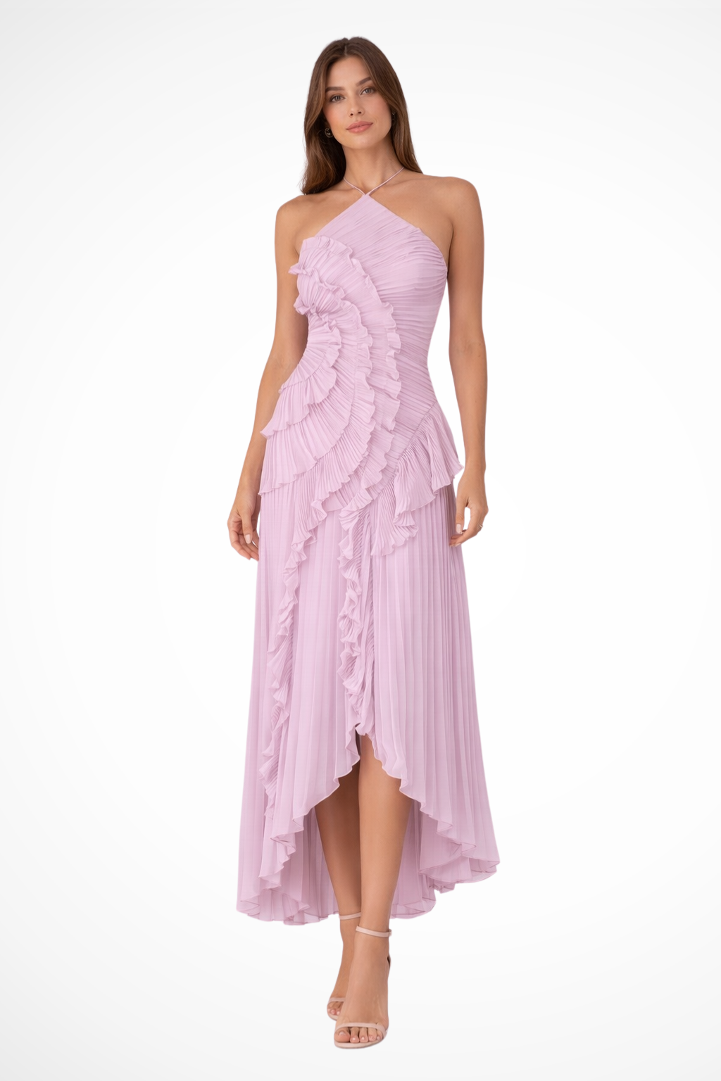 Weronika | Sukienka Damska Maxi Halter Odkryte Plecy