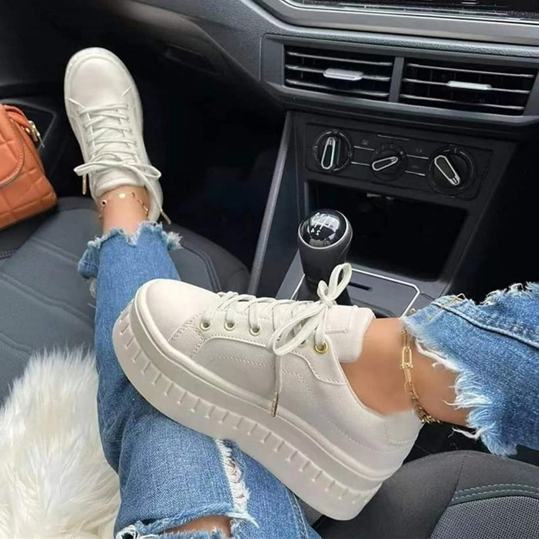 Karolina | Sneakersy Damskie na Grubej Podeszwie