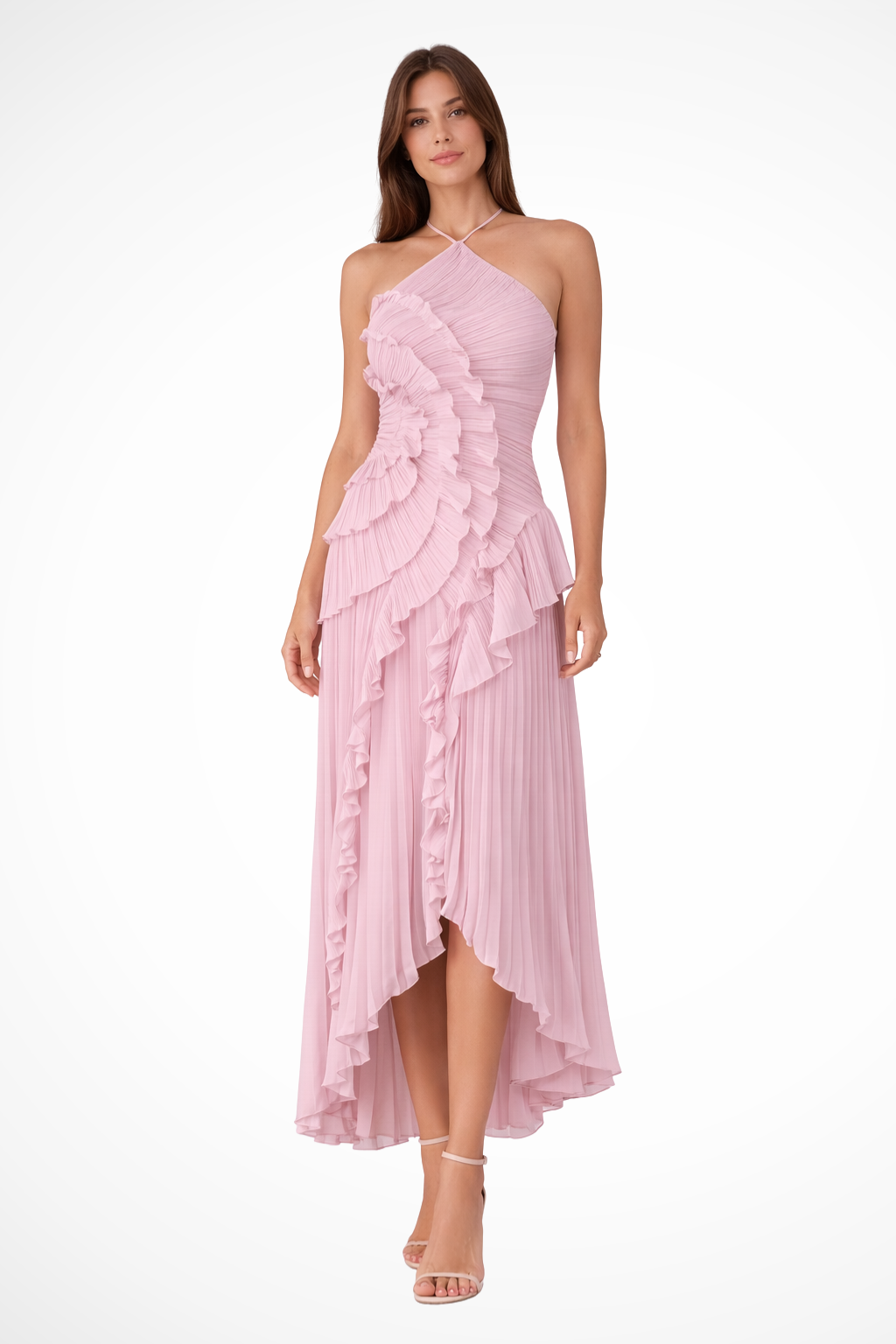 Weronika | Sukienka Damska Maxi Halter Odkryte Plecy