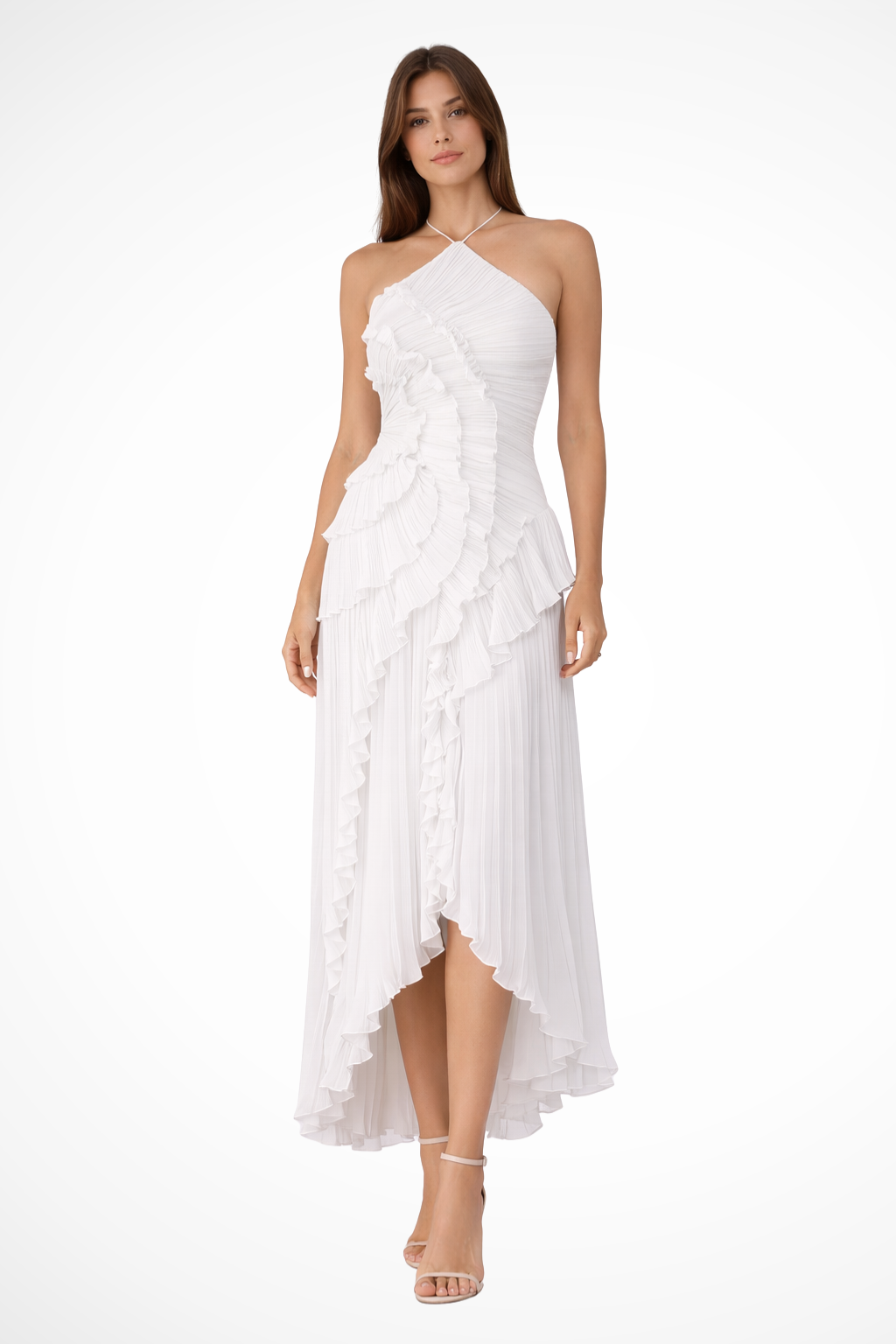 Weronika | Sukienka Damska Maxi Halter Odkryte Plecy