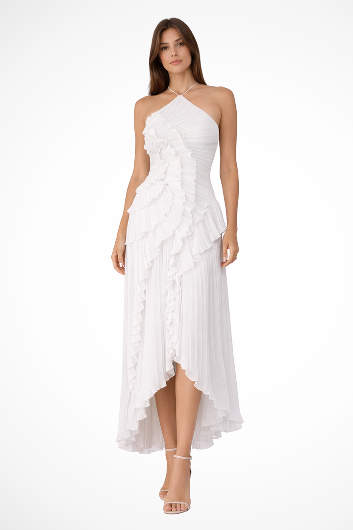 Weronika | Sukienka Damska Maxi Halter Odkryte Plecy