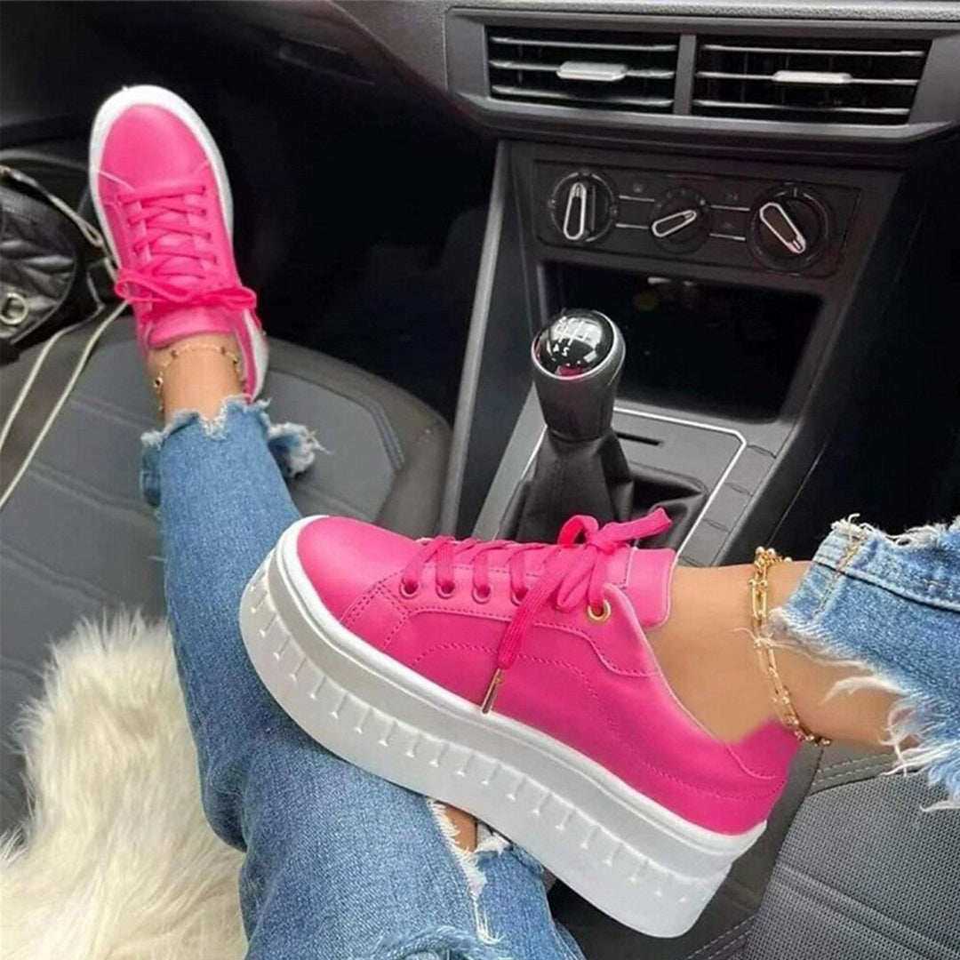 Karolina | Sneakersy Damskie na Grubej Podeszwie