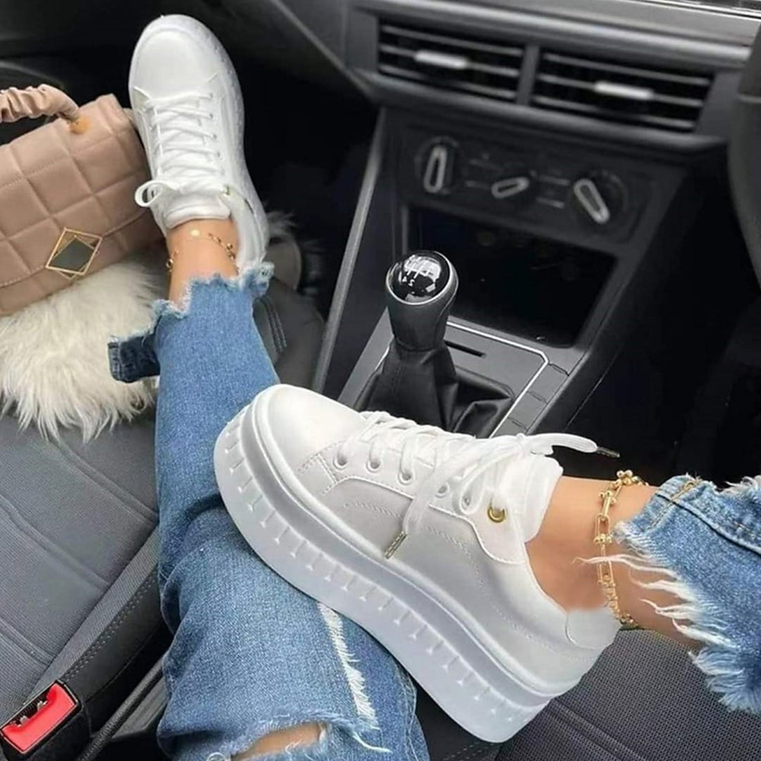 Karolina | Sneakersy Damskie na Grubej Podeszwie