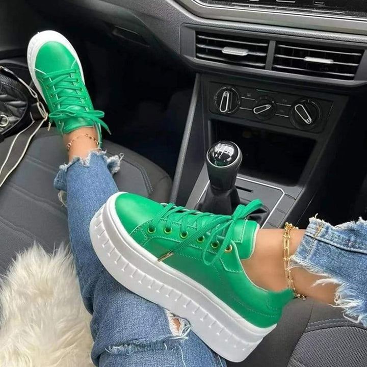Karolina | Sneakersy Damskie na Grubej Podeszwie