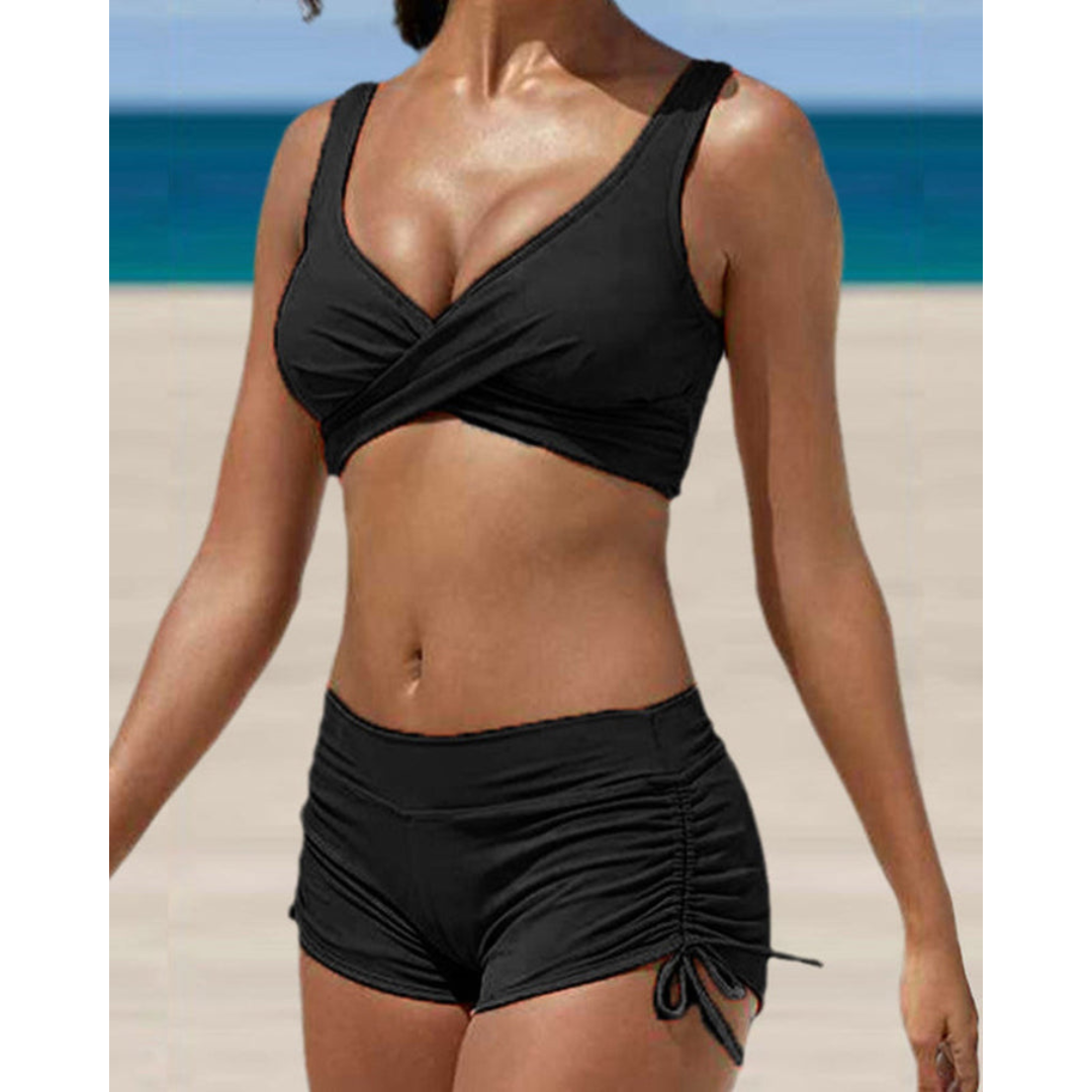Roksana | Strój Kąpielowy Dwuczęściowy Bikini Z Nadrukiem