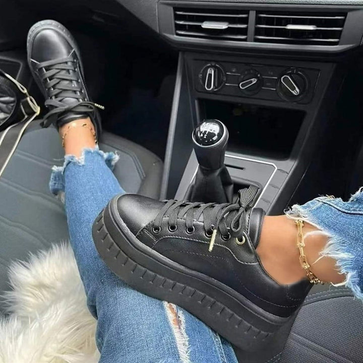 Karolina | Sneakersy Damskie na Grubej Podeszwie