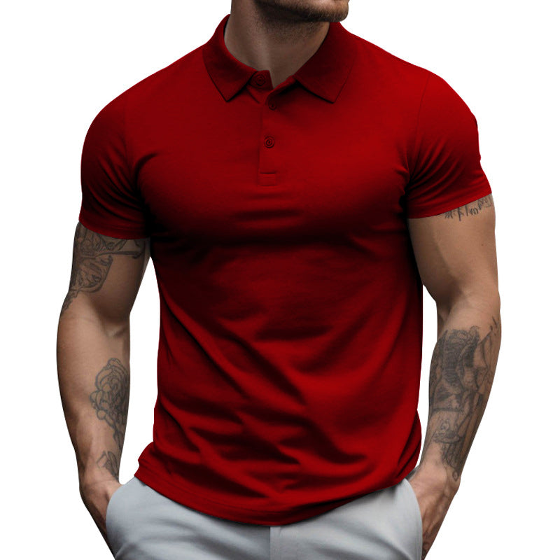Tomasz | Koszulka Polo Męska Slim Fit Z Krótkim Rękawem