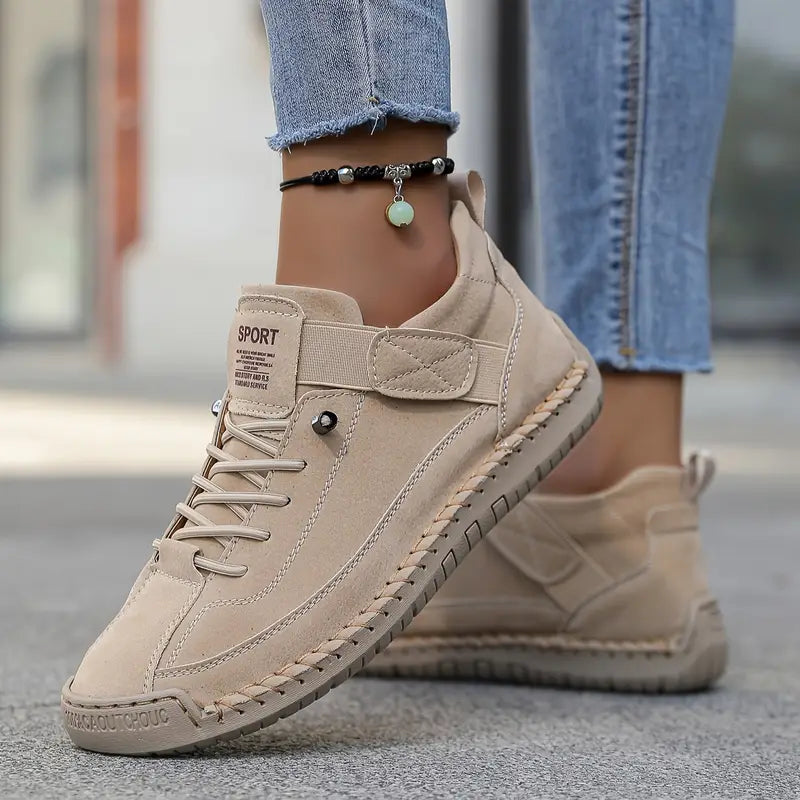 Monika | Sneakersy Damskie Ortopedyczne Na Sznurówki Codzienne