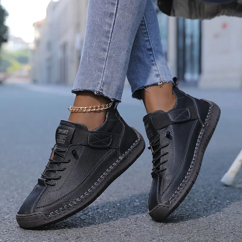 Monika | Sneakersy Damskie Ortopedyczne Na Sznurówki Codzienne