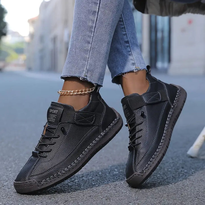 Monika | Sneakersy Damskie Ortopedyczne Na Sznurówki Codzienne