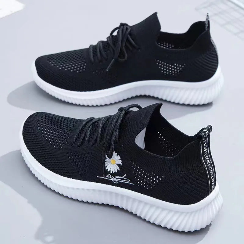 Monika | Sneakersy Damskie Ortopedyczne Z Siateczki Mesh Amortyzowane