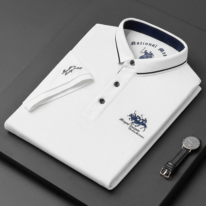 Tomasz | Koszulka Polo Męska Z Mieszanki Elegancka Nowoczesna