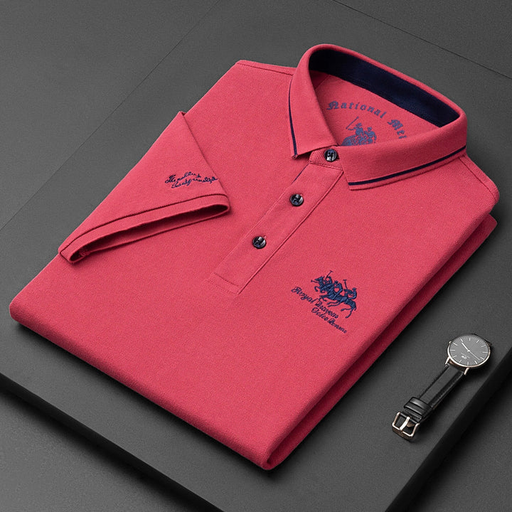 Tomasz | Koszulka Polo Męska Z Mieszanki Elegancka Nowoczesna