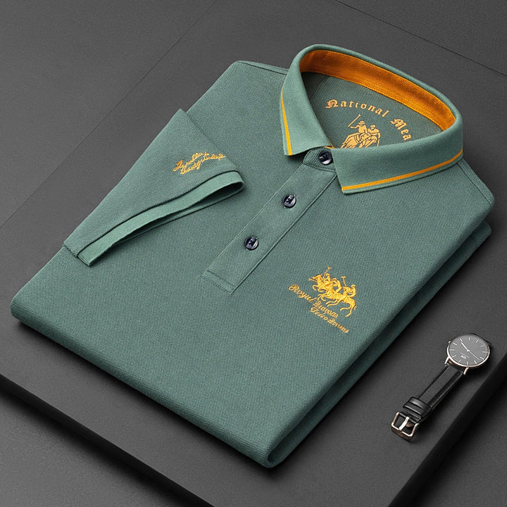 Tomasz | Koszulka Polo Męska Z Mieszanki Elegancka Nowoczesna