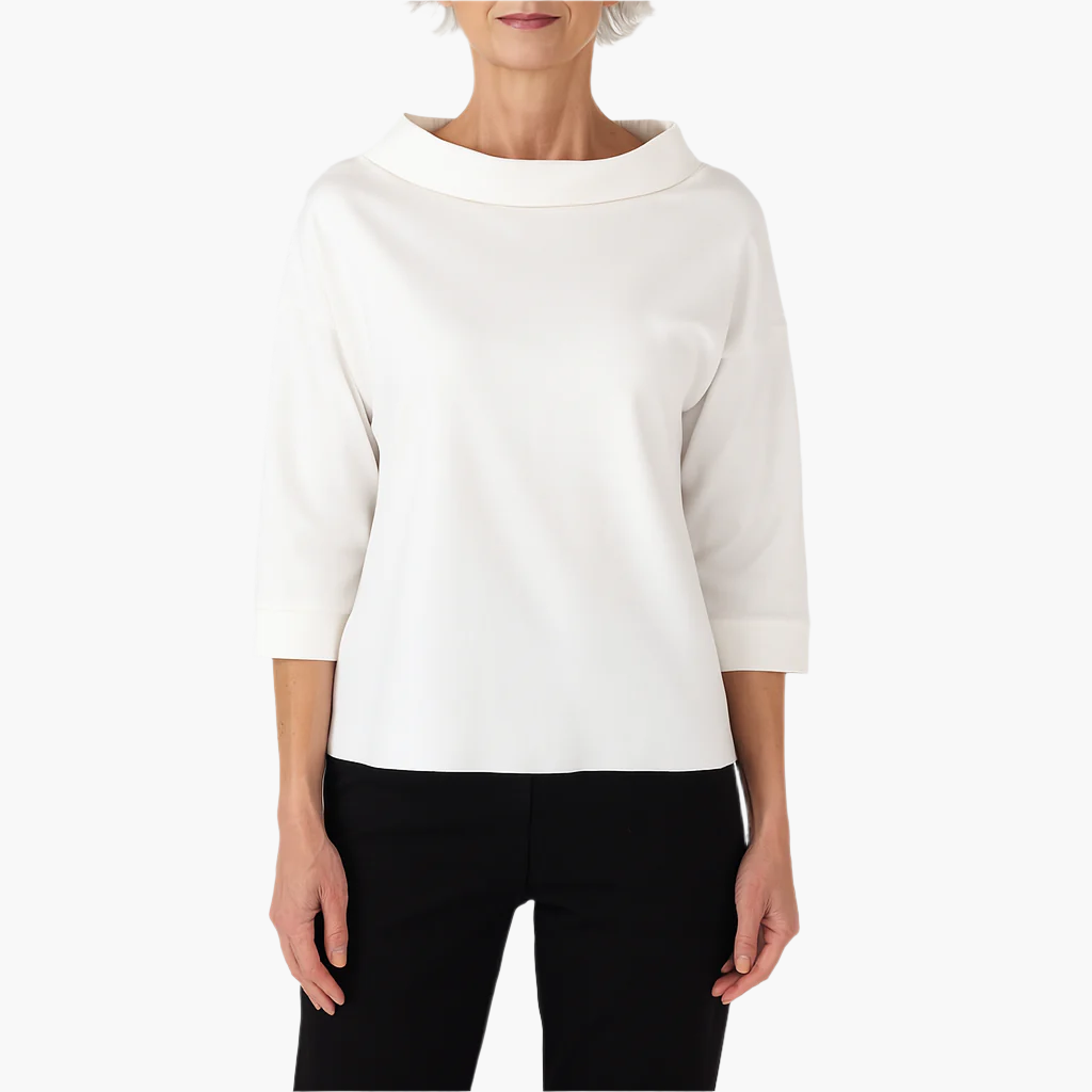 Marta | Bluzka Damska Ze Stójką Elegancka Casualowa