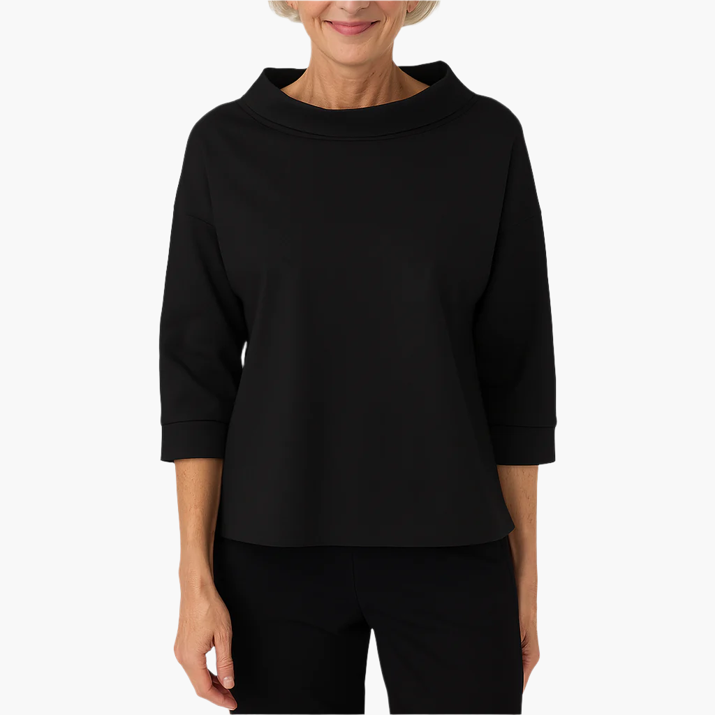 Marta | Bluzka Damska Ze Stójką Elegancka Casualowa