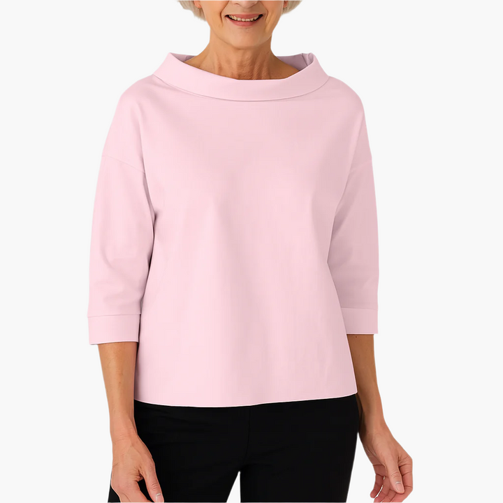Marta | Bluzka Damska Ze Stójką Elegancka Casualowa