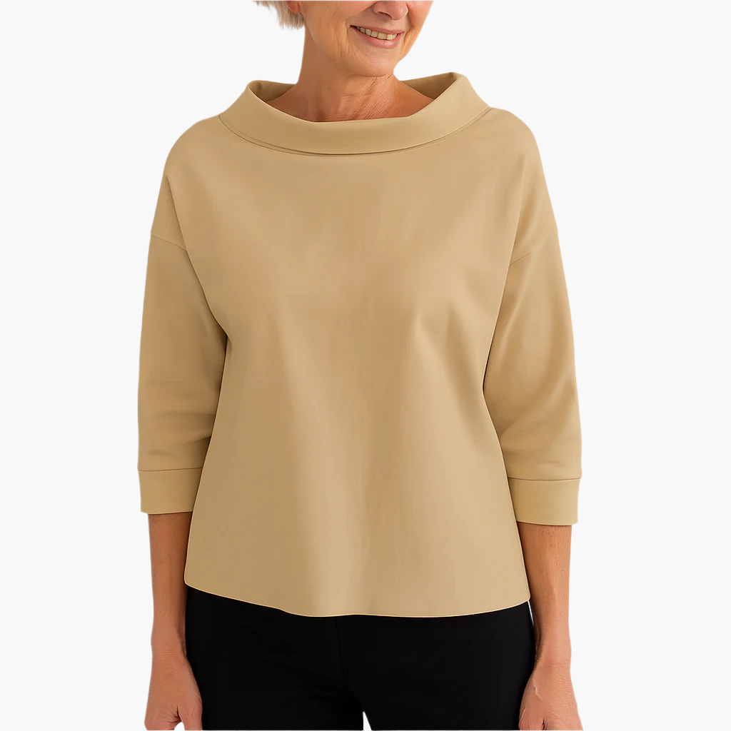 Marta | Bluzka Damska Ze Stójką Elegancka Casualowa