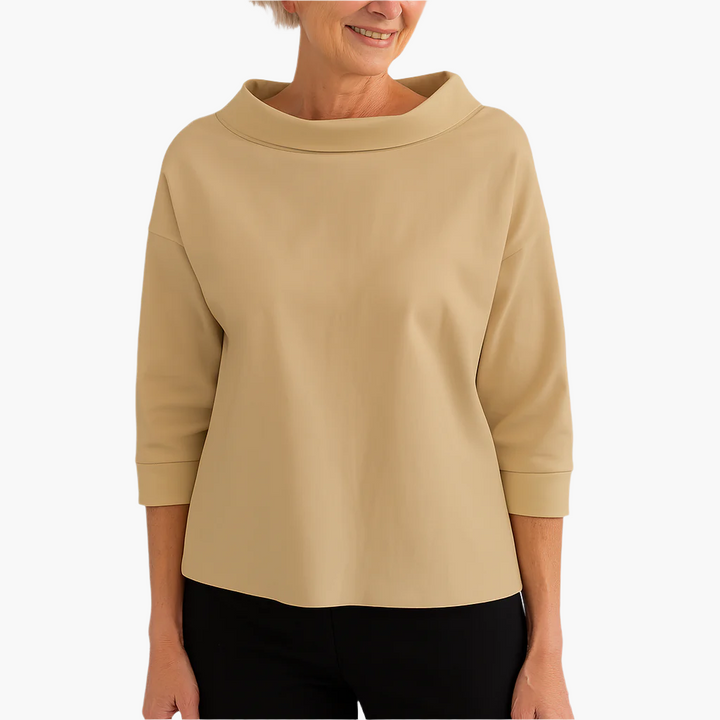 Marta | Bluzka Damska Ze Stójką Elegancka Casualowa