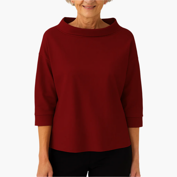 Marta | Bluzka Damska Ze Stójką Elegancka Casualowa