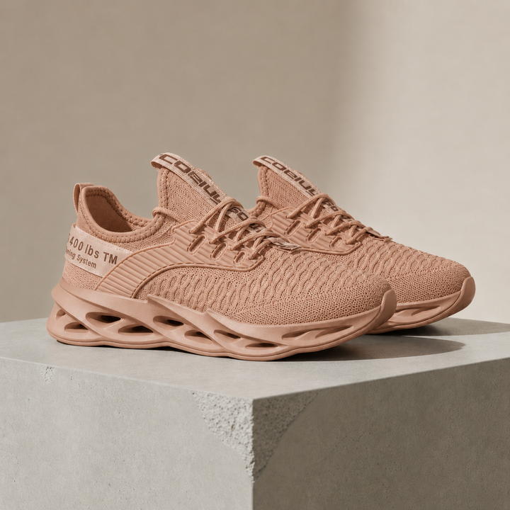 Katarzyna | Sneakersy Damskie Dzianinowe Z Gradientem