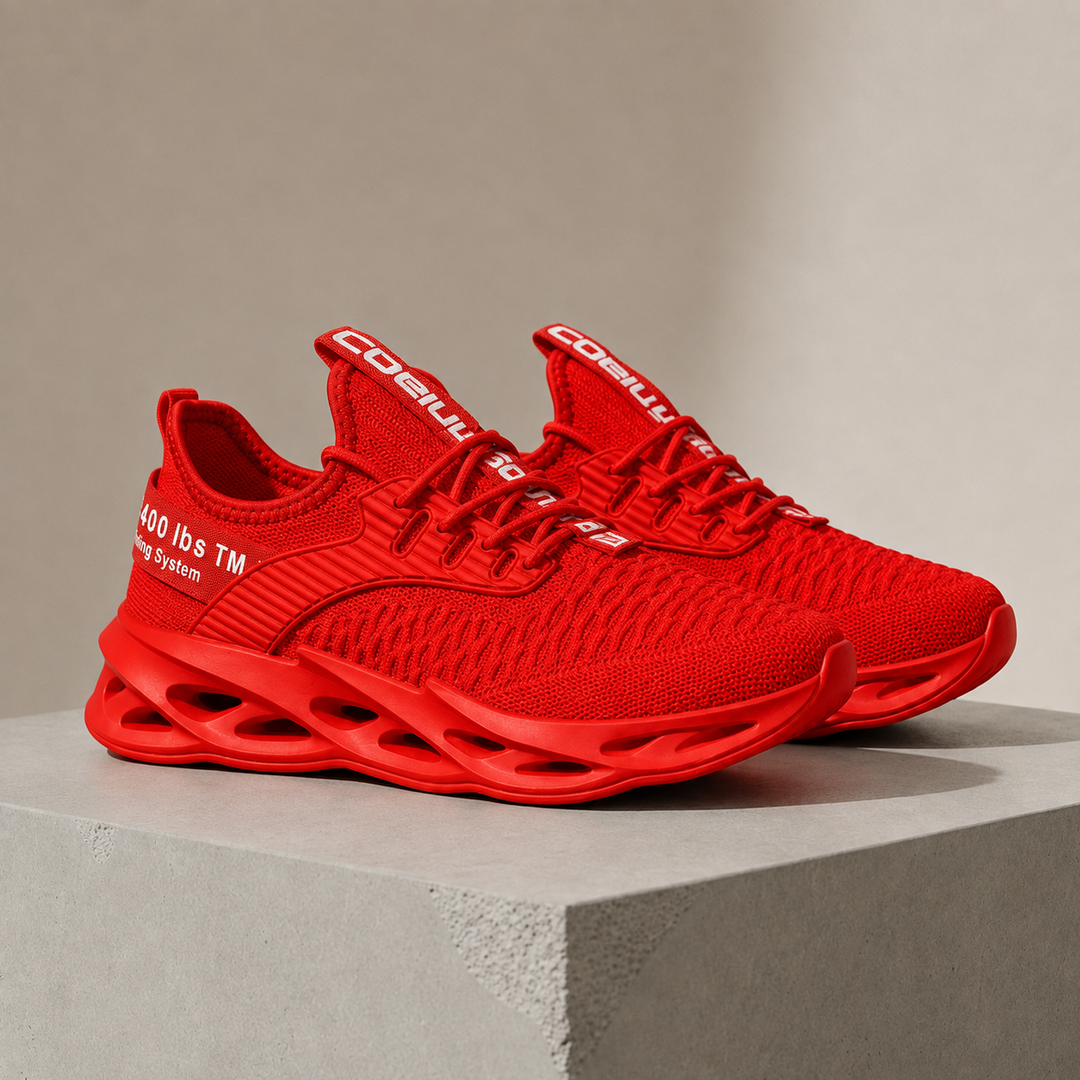 Katarzyna | Sneakersy Damskie Dzianinowe Z Gradientem