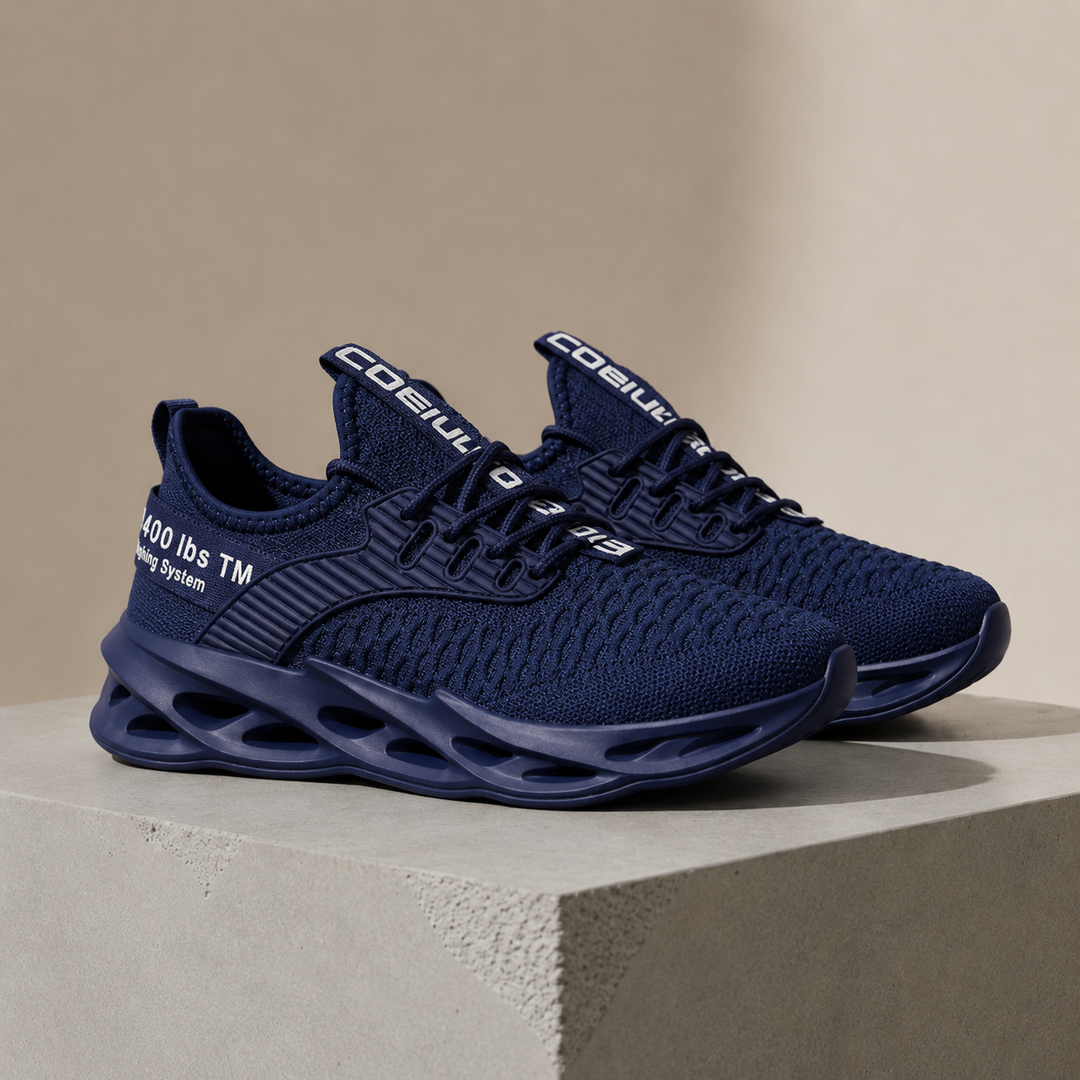 Katarzyna | Sneakersy Damskie Dzianinowe Z Gradientem