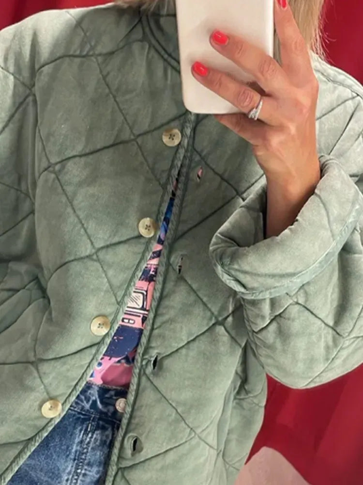 Sandra | Pikowana Kurtka Cozy Quilted