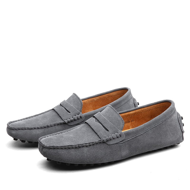 Bartosz | Mokasyny Męskie Zamszowe Casual