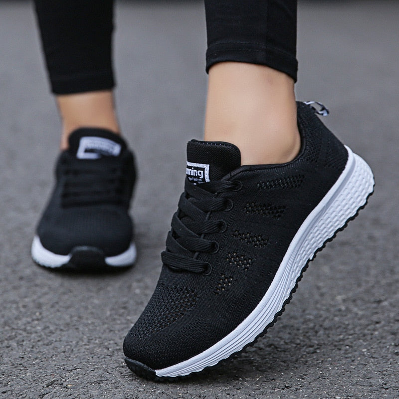 Monika | Sneakersy Damskie Ergonomiczne Oddychające Z Amortyzacją