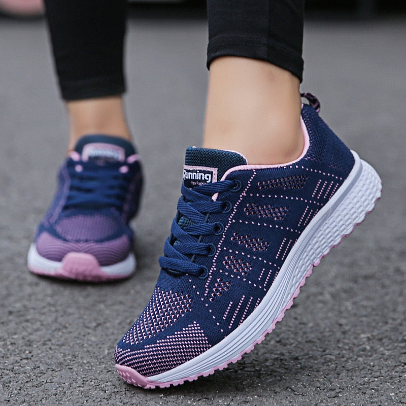 Monika | Sneakersy Damskie Ergonomiczne Oddychające Z Amortyzacją