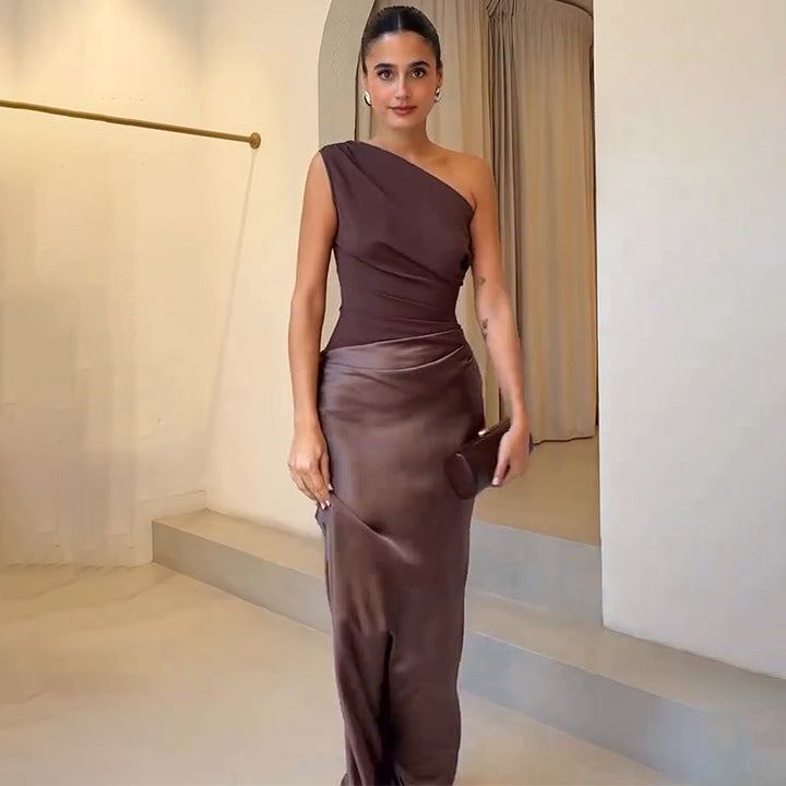 Aleksandra | Sukienka Maxi Damska Elegancka Letnia Na Wesele