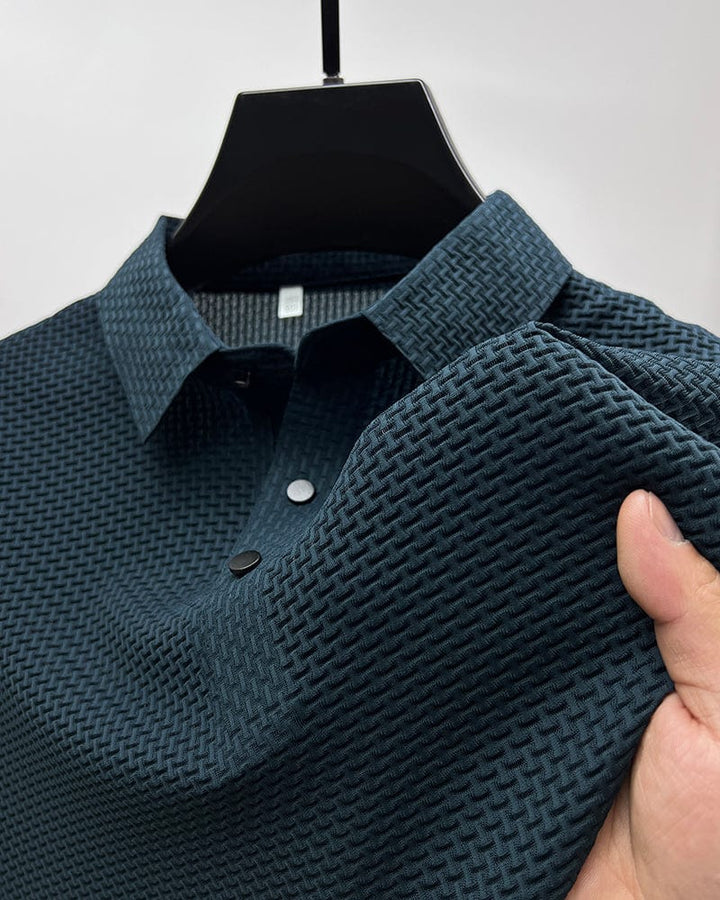 Marcin | Koszulka Polo Męska Luksusowa Mesh Oddychająca Casualowa