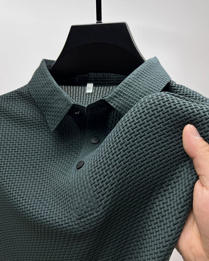 Marcin | Koszulka Polo Męska Luksusowa Mesh Oddychająca Casualowa