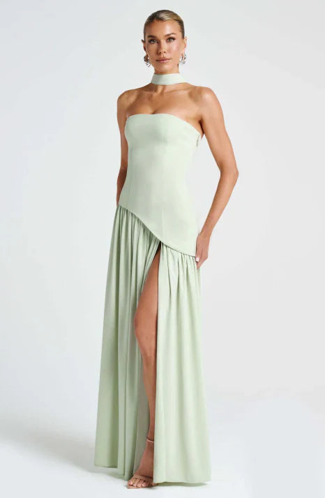 Natalia | Suknia Wieczorowa Damska Maxi Rozkloszowana Elegancka
