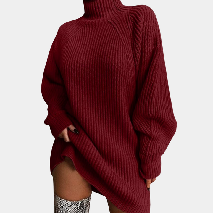 Ewelina | Sweter damski oversize z grubej dzianiny