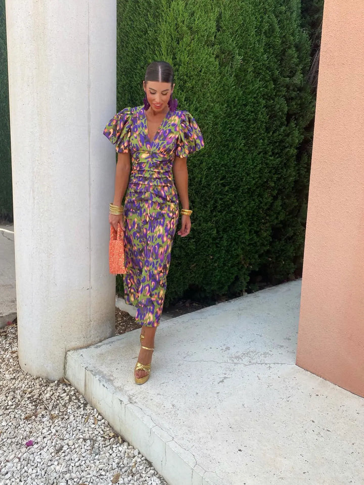Aurelia | Sukienka Art Bloom Midi