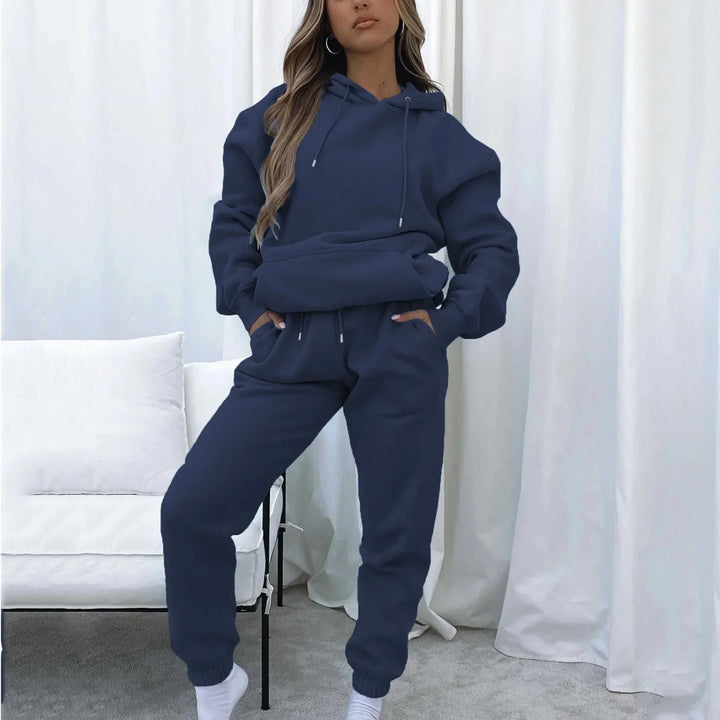 Marta | Dres Damski Dwuczęściowy Z Kapturem Casualowy