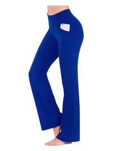 Anna | Spodnie Bootcut Damskie Eleganckie Z Kieszeniami